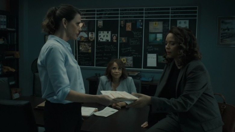 Nancy, Lee, and Olivia talking