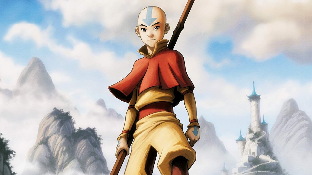 Aang Sees Past Avatars