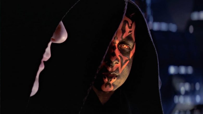 Ian McDiarmid as Darth Sidious and Ray Park as Darth Maul in "Star Wars: Episode 1 - The Phantom Menace"