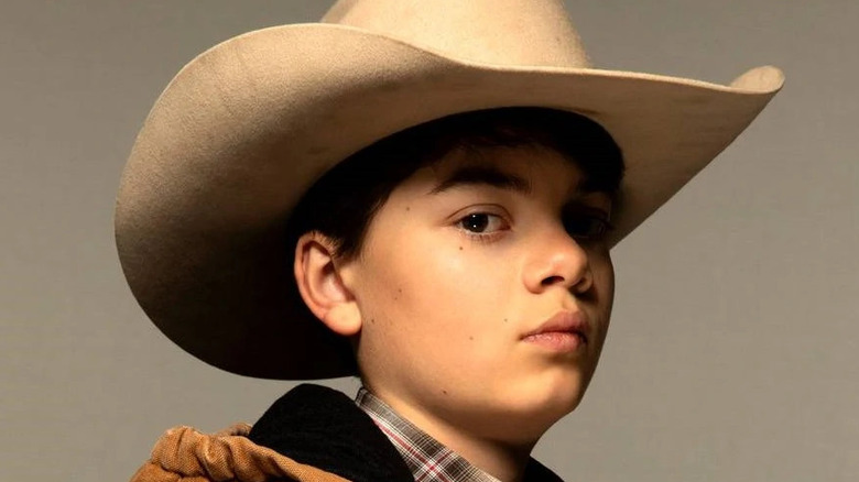 Tate in a cowboy hat