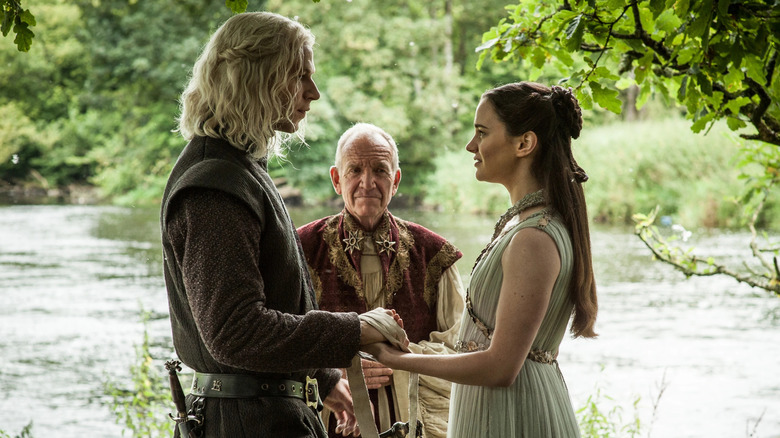 Rhaegar and Lyanna's secret wedding on Game of Thrones