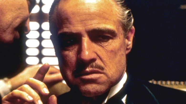 Marlon Brando as the Godfather