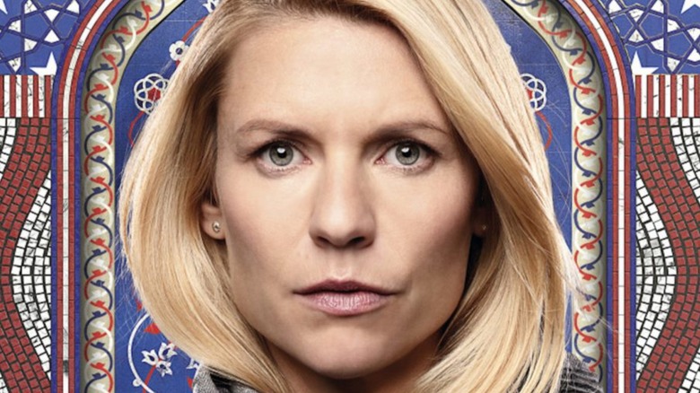 Claire Danes Carrie Mathison Homeland promo art