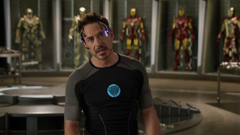 Iron Man with his armor