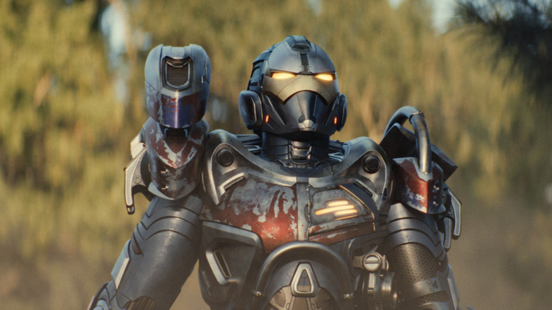 Ironheart in the woods in "Ironheart" (2025)