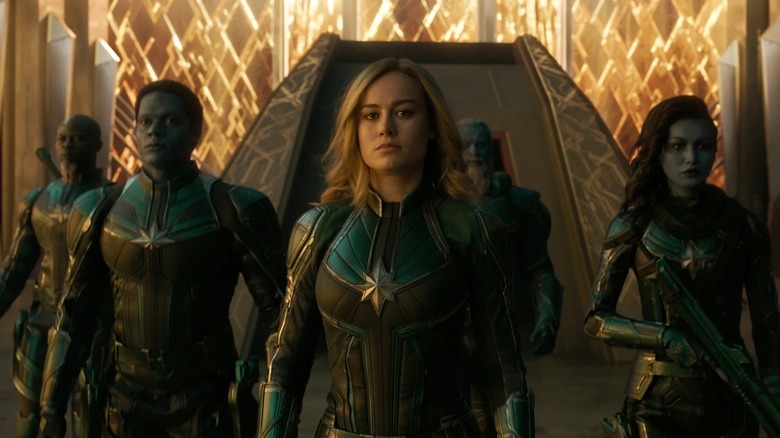 Carol Danvers leads the Starforce team in "Captain Marvel" (2019)