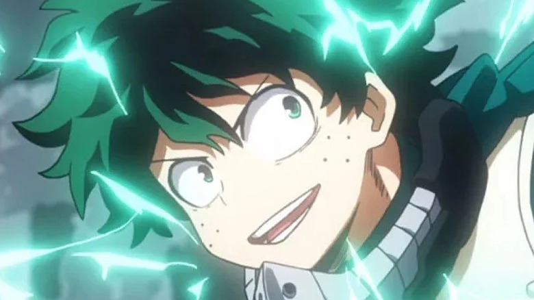 Deku powering up