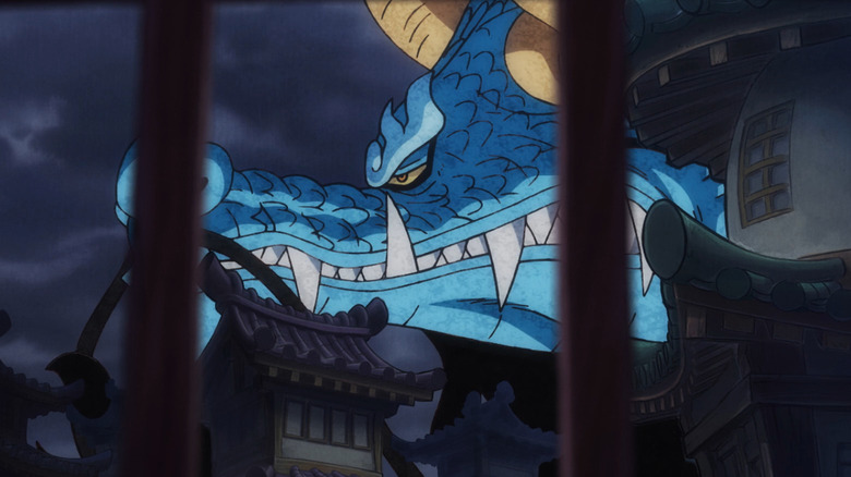 Kaido becomes a dragon