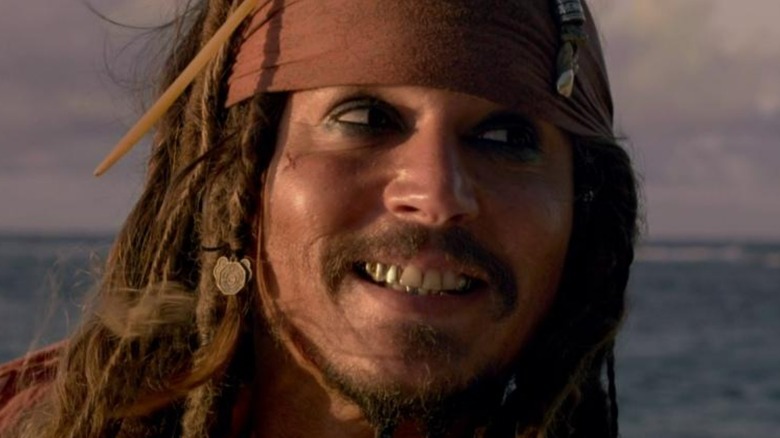 Jack Sparrow smiling
