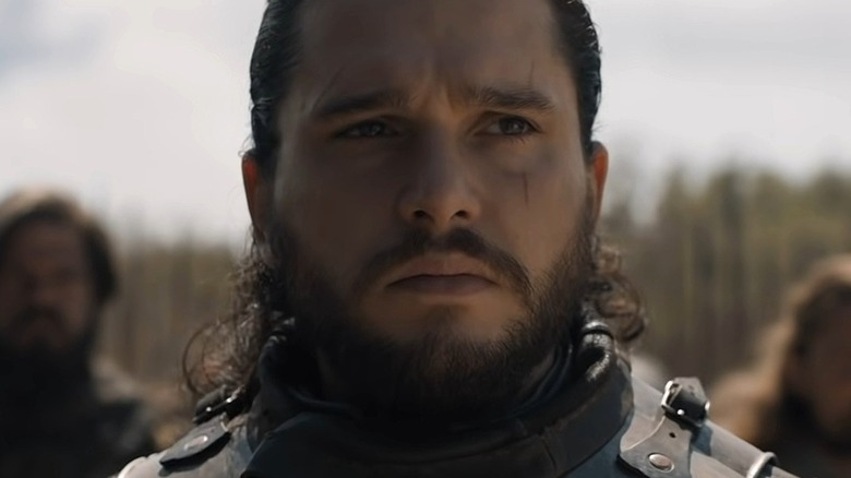 Jon Snow frowning