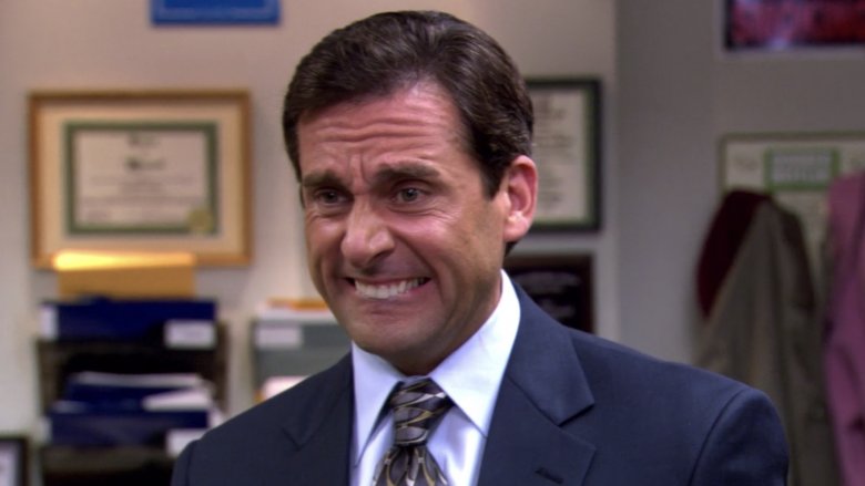 Steve Carell plays Michael Scott in The Office