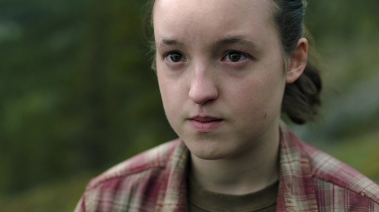 Ellie looking at Joel