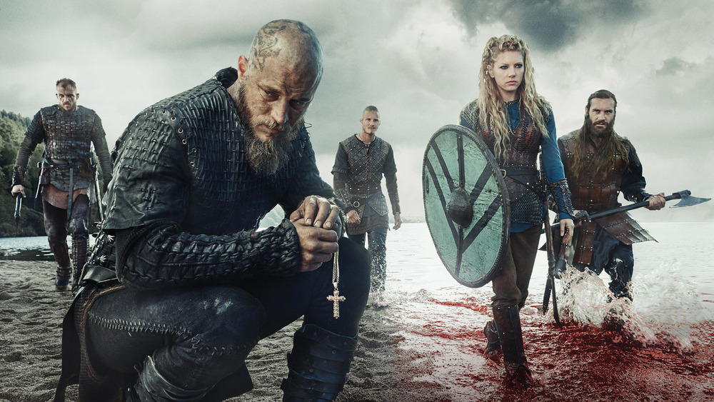 Floki, Ragnar, Bjorn, Lagertha, Rollo