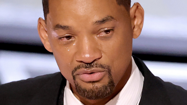 Will Smith cries during acceptance speech