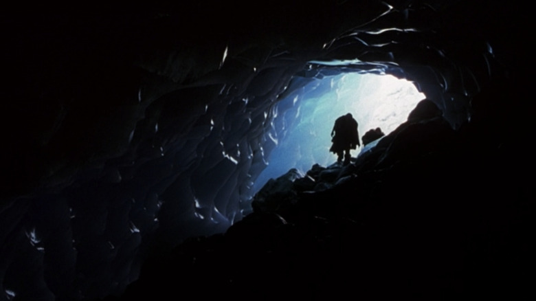 Cavemen meet X-Files aliens