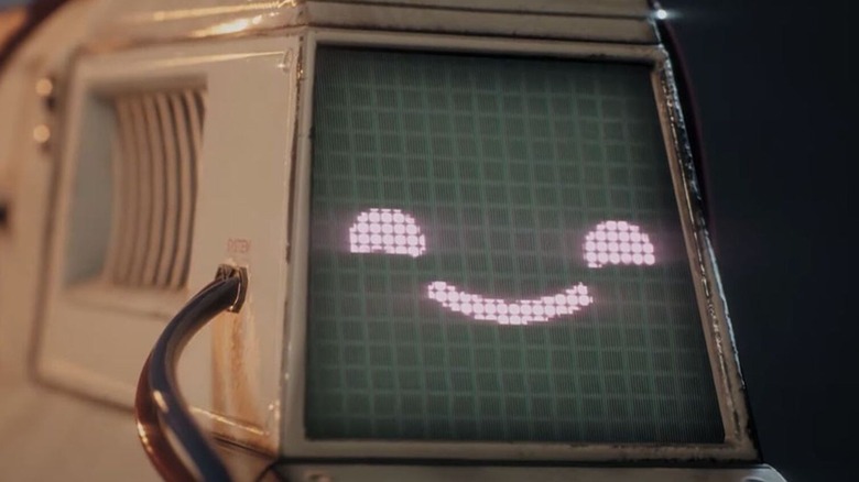 computer screen smiley face