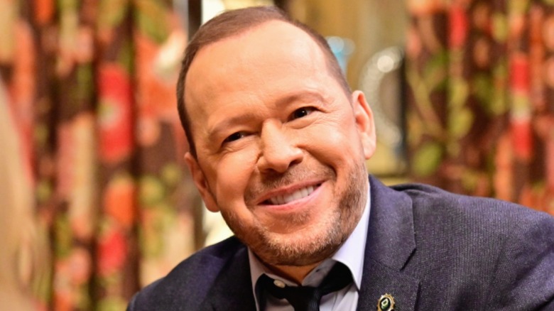 Donnie Wahlberg smiling