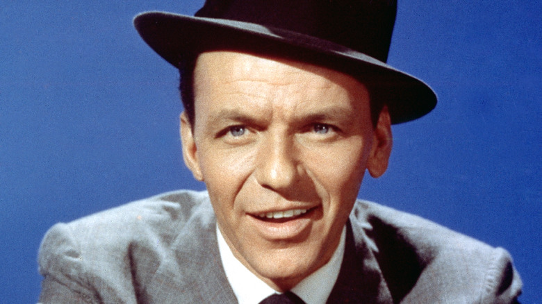 Frank Sinatra with classic fedora