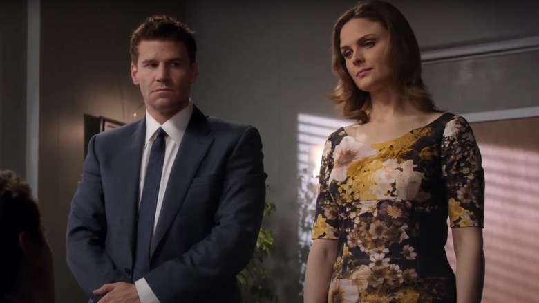 Bones and Booth looking annoyed