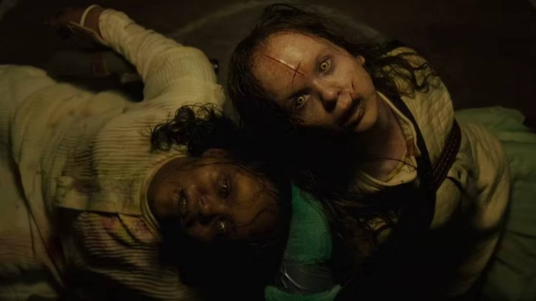 Angela and Katherine being possessed