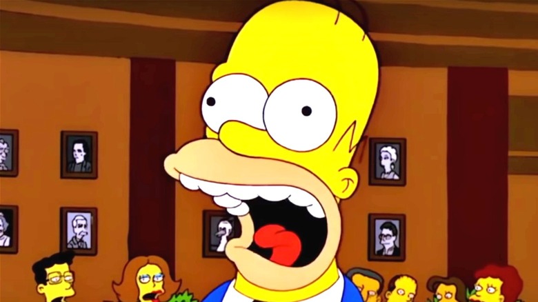 Homer Simpson shouting
