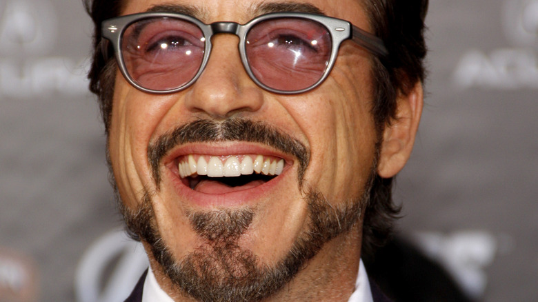Robert Downey Jr. smiles