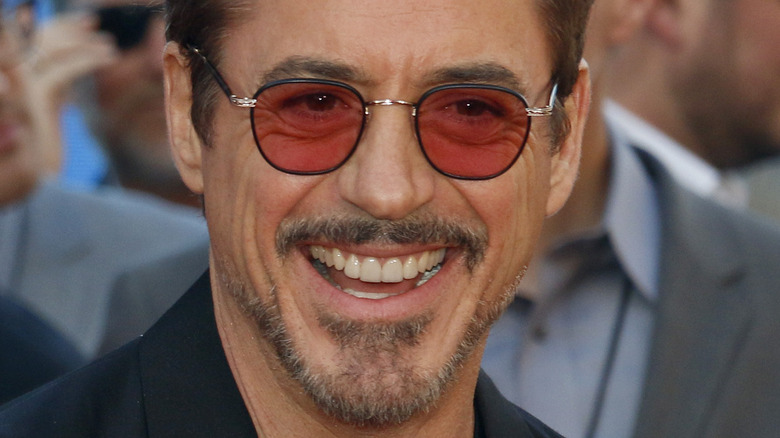 Robert Downey Jr. stares