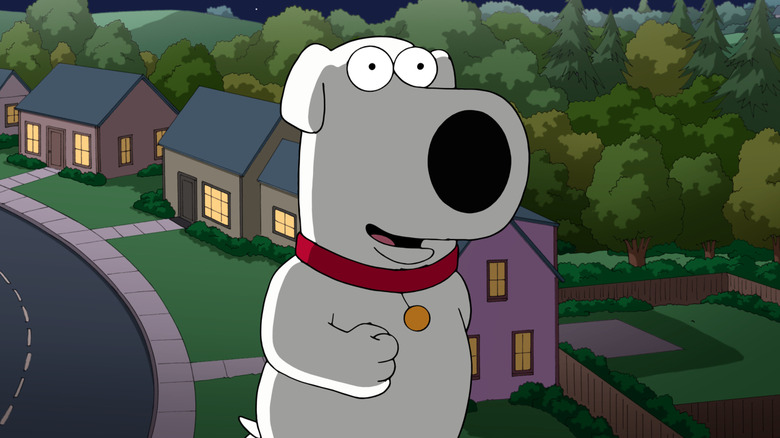 Brian Griffin running