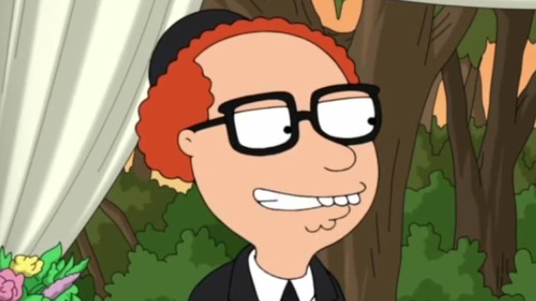 Mort at wedding