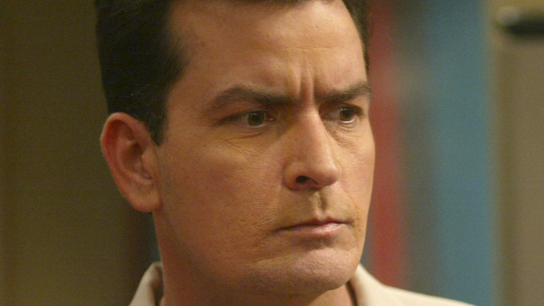 Charlie Sheen Harper thinking