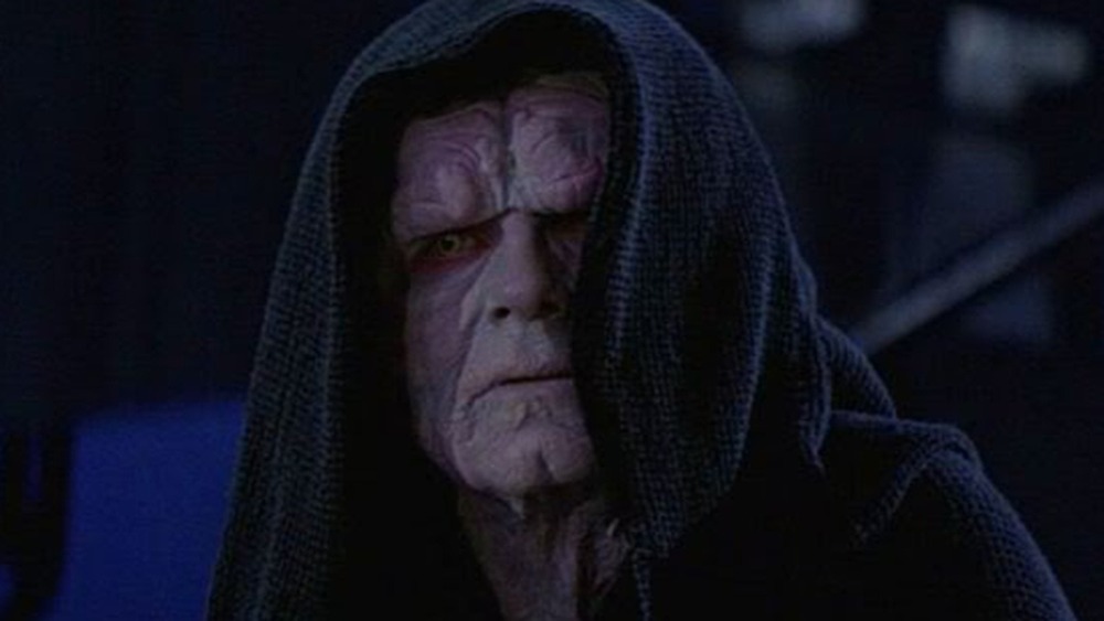 Emperor Palpatine in his throne room