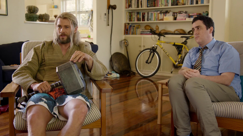 Thor and Darryl Jacobson sitting
