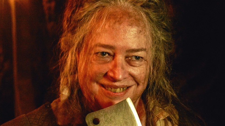 Kathy Bates grins in AHS: Roanoke