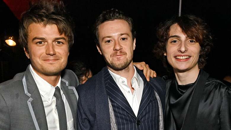 Joe Keery, Joseph Quinn, and Finn Wolfhard together