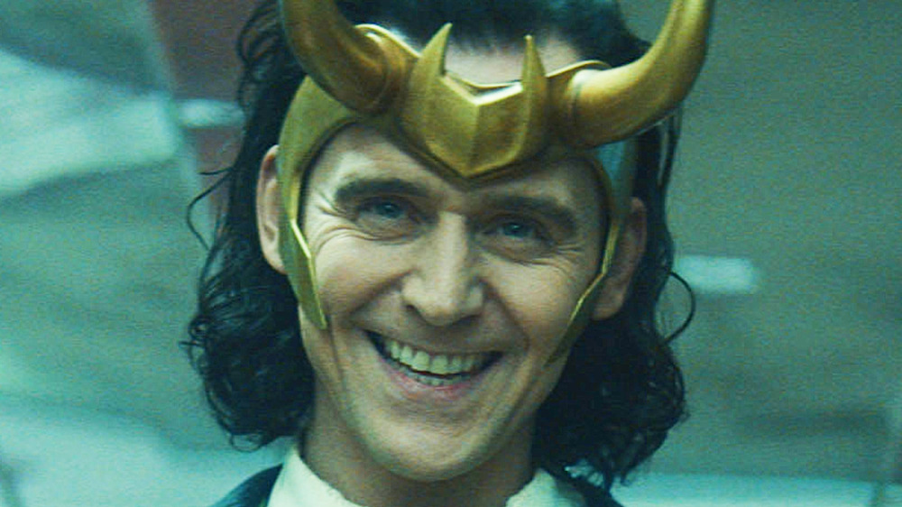 Loki grinning devilishly 