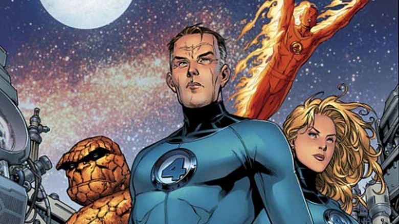 The Fantastic Four in space