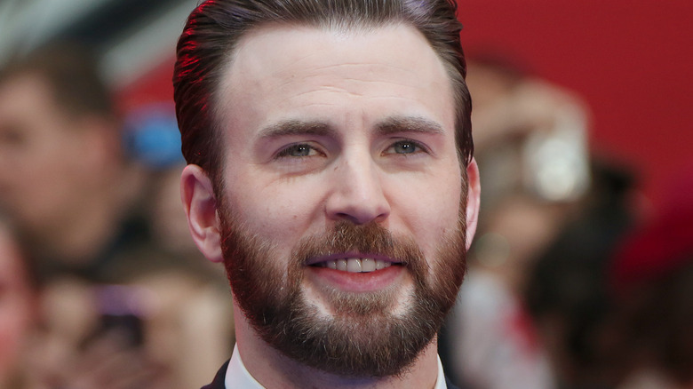 Chris Evans smiling