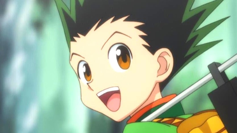 Gon Freecss smiling