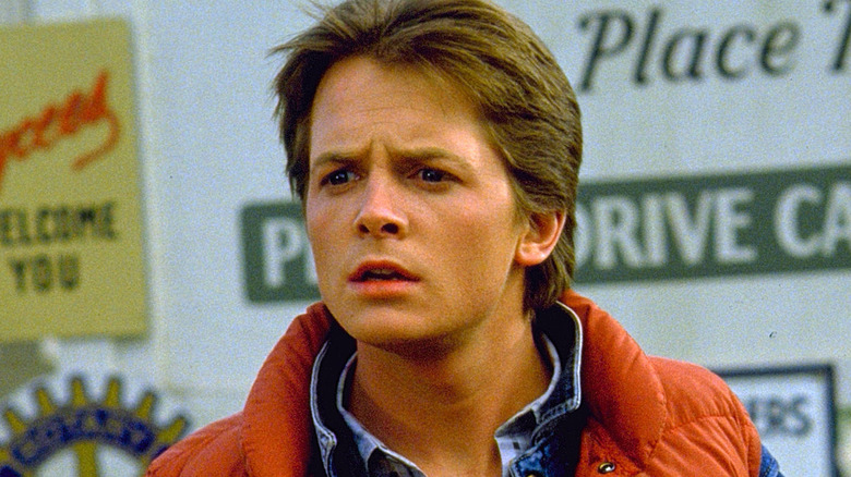 Marty McFly looking confused