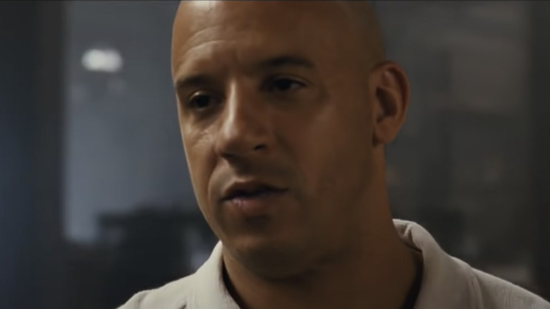 Dominic Toretto looking very serious