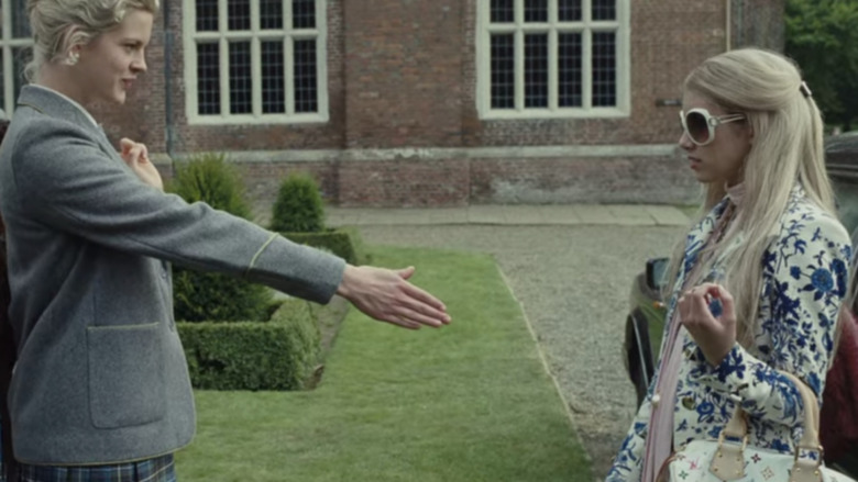 Emma Roberts meeting a new classmate in Wild Child