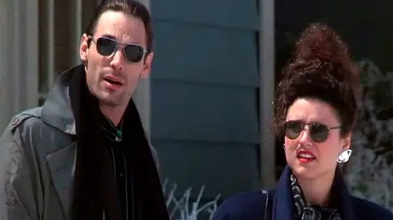 Nicholas Guest and Julia Louis-Dreyfus in "Christmas Vacation"