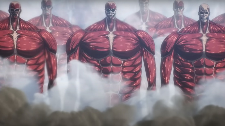 The colossal titans march to destruction