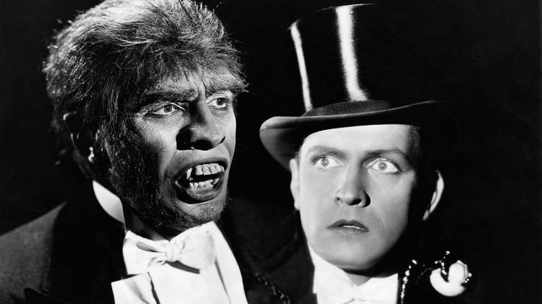 Edward Hyde and Henry Jekyll in the 1931 film Dr. Jekyll and Mr. Hyde
