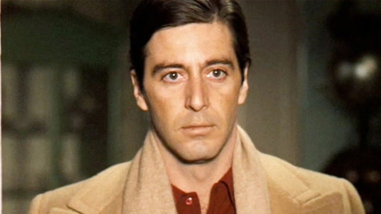 Michael Corleone looking forward in The Godfather Part II (1974)