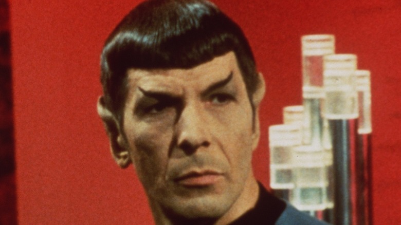 Leonard Nimoy looking wise