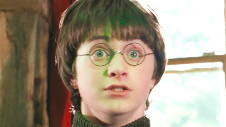 Harry Potter looking shocked 