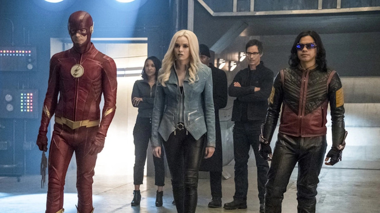 The Flash, Killer Frost, and Vibe together