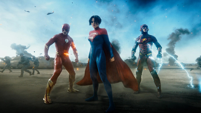 Two Flashes with Supergirl
