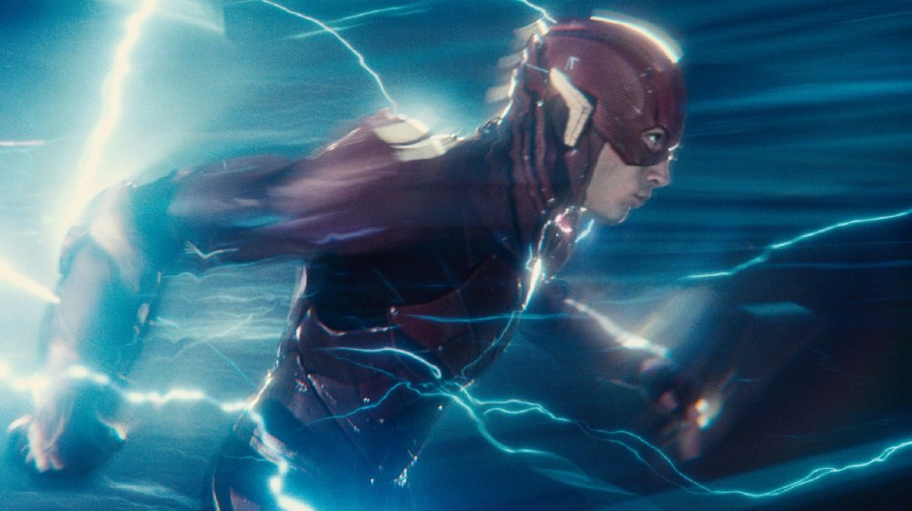 Ezra Miller as the Flash in Justice League